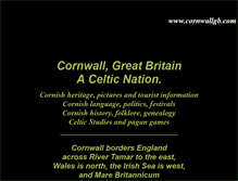 Tablet Screenshot of cornwallgb.com
